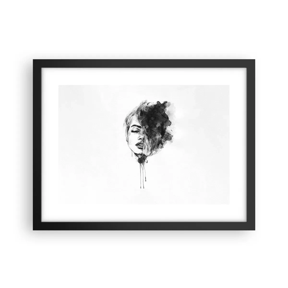 Plakat i sort ramme - Hvad piger drømmer om - 40x30 cm