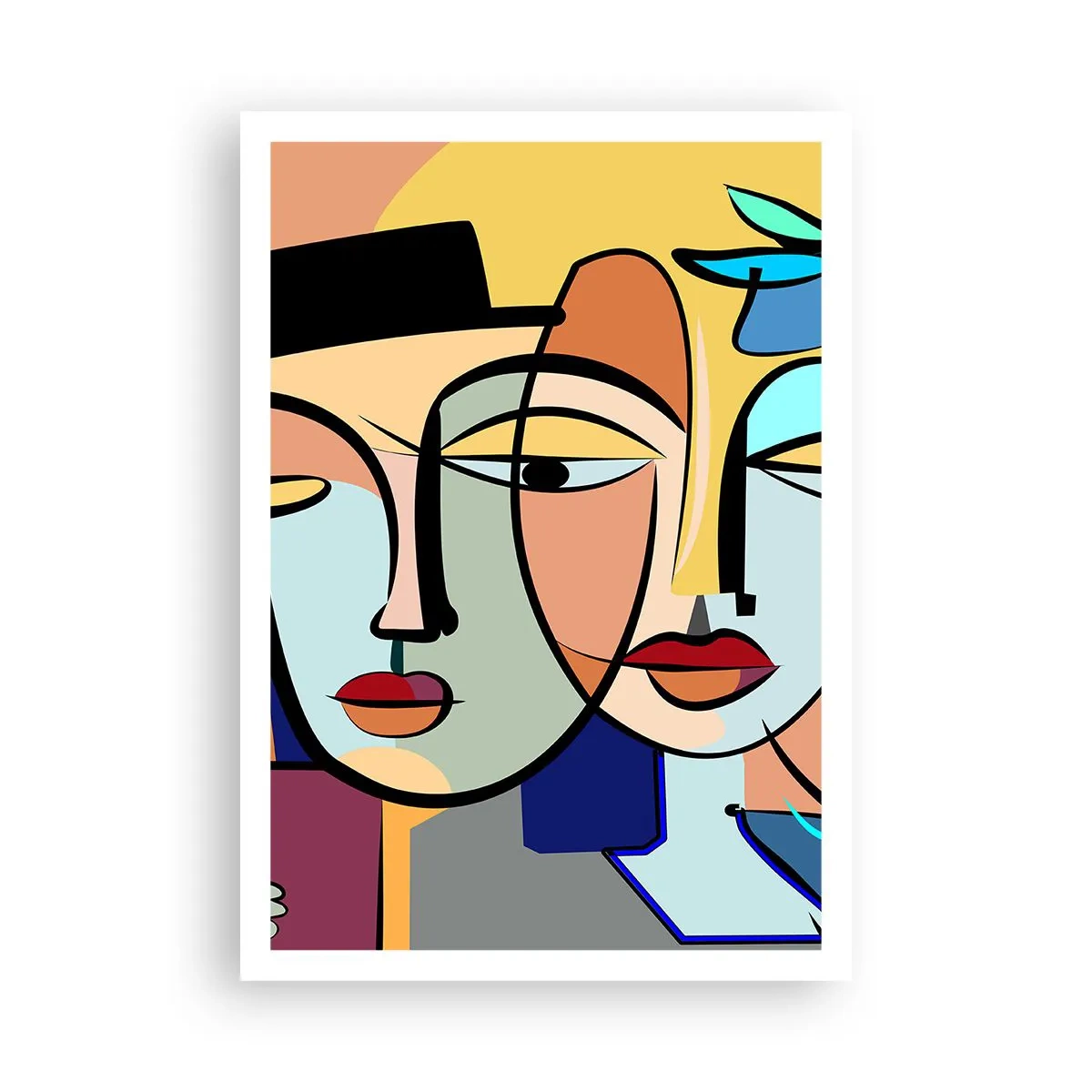 Plakat - Picassos randez vous - 70x100 cm