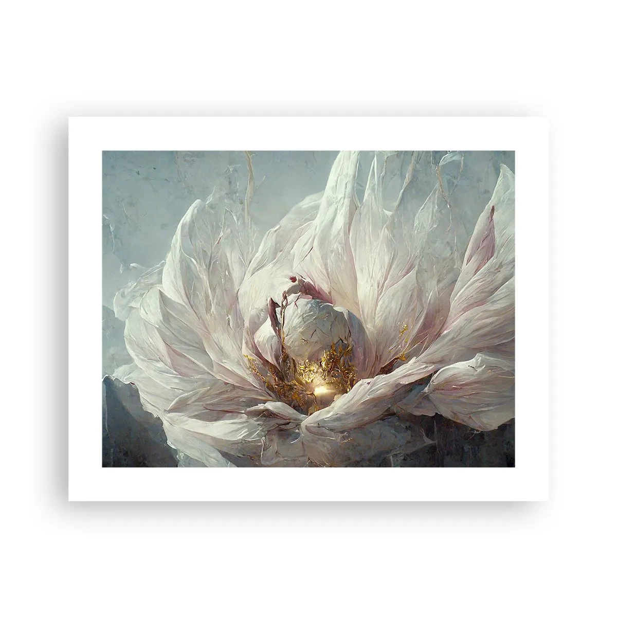 Plakat - Blomstrer en gang om hundrede år - 50x40 cm