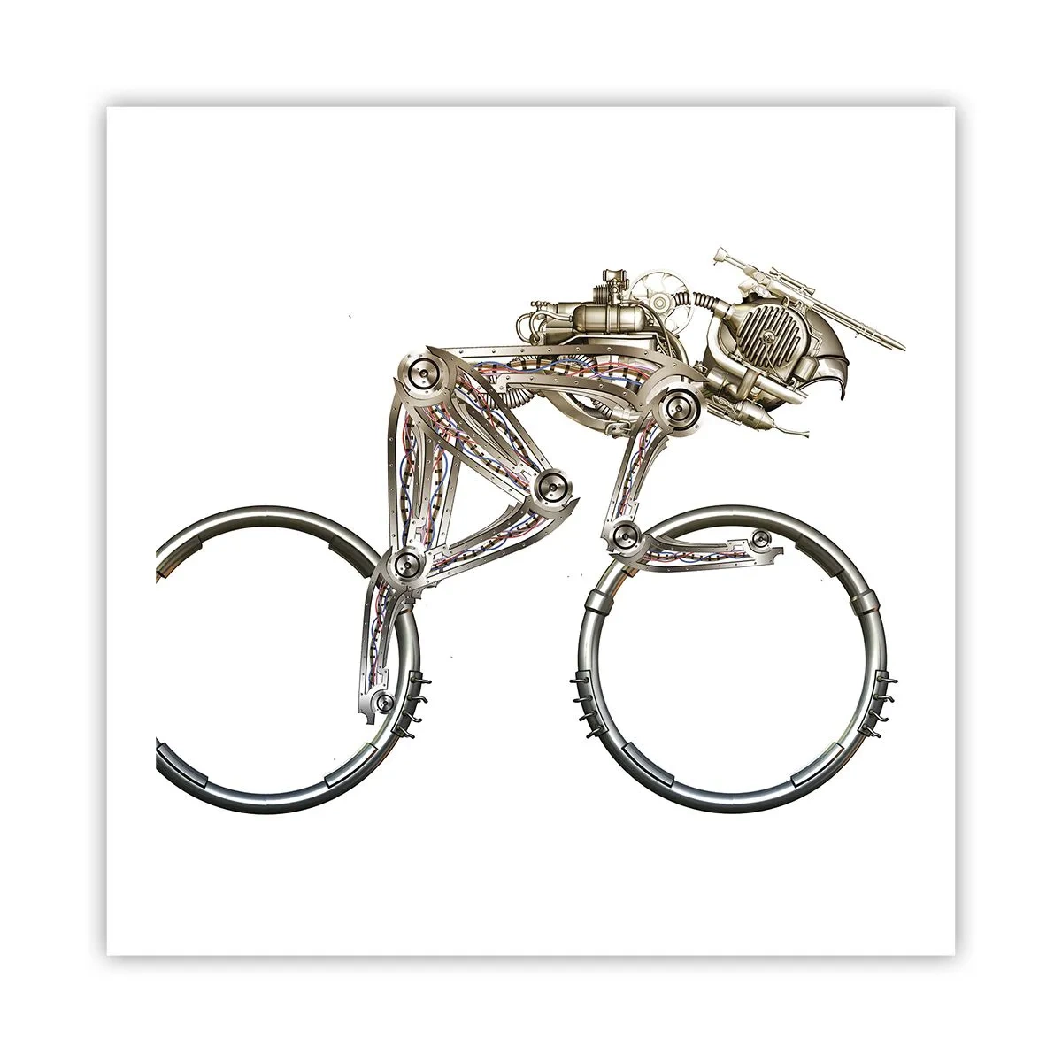 Plakat - En fantastisk maskine - 60x60 cm