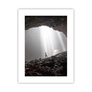 Plakat - Lysende grotte - 30x40 cm