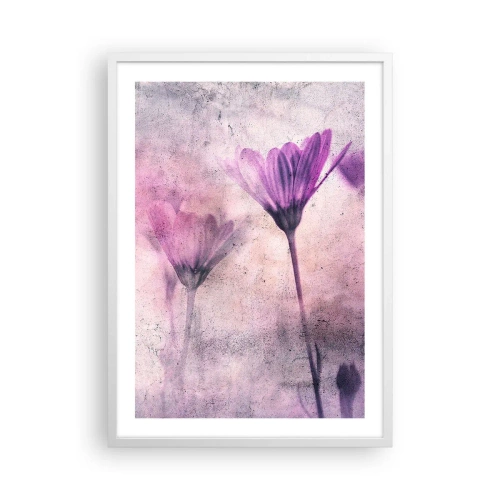 Plakat i hvid ramme - En drøm af blomster - 50x70 cm