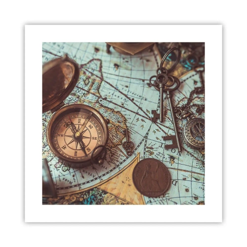 Plakat - For eventyreren - 40x40 cm