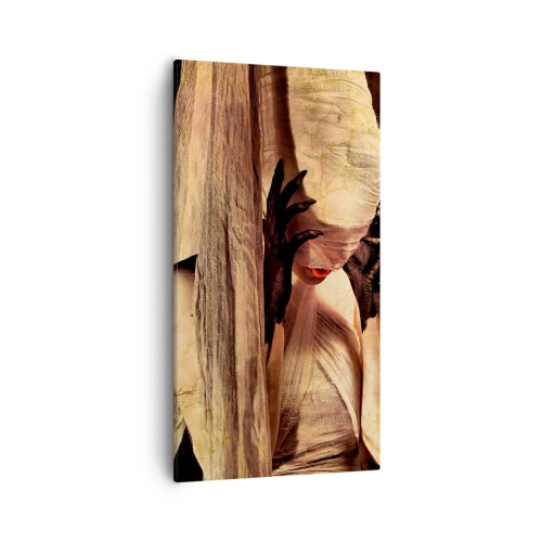 Lærredstryk - Billede på lærred - Mellem godt og ondt - 55x100 cm