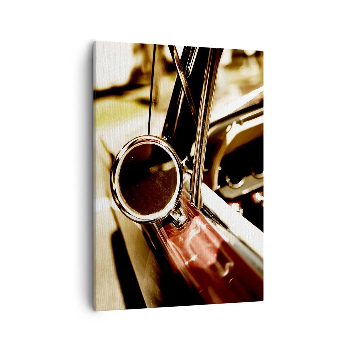 Lærredstryk - Billede på lærred - En bil med sjæl - 50x70 cm