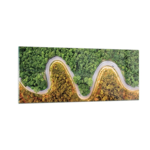 Billede på glas - Grænser og gennembrud - 100x40 cm