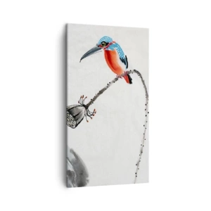 Lærredstryk - Billede på lærred - Engenes liv - 45x80 cm