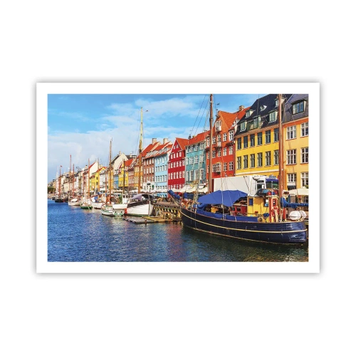 Plakat - Glædelig kaj - 91x61 cm