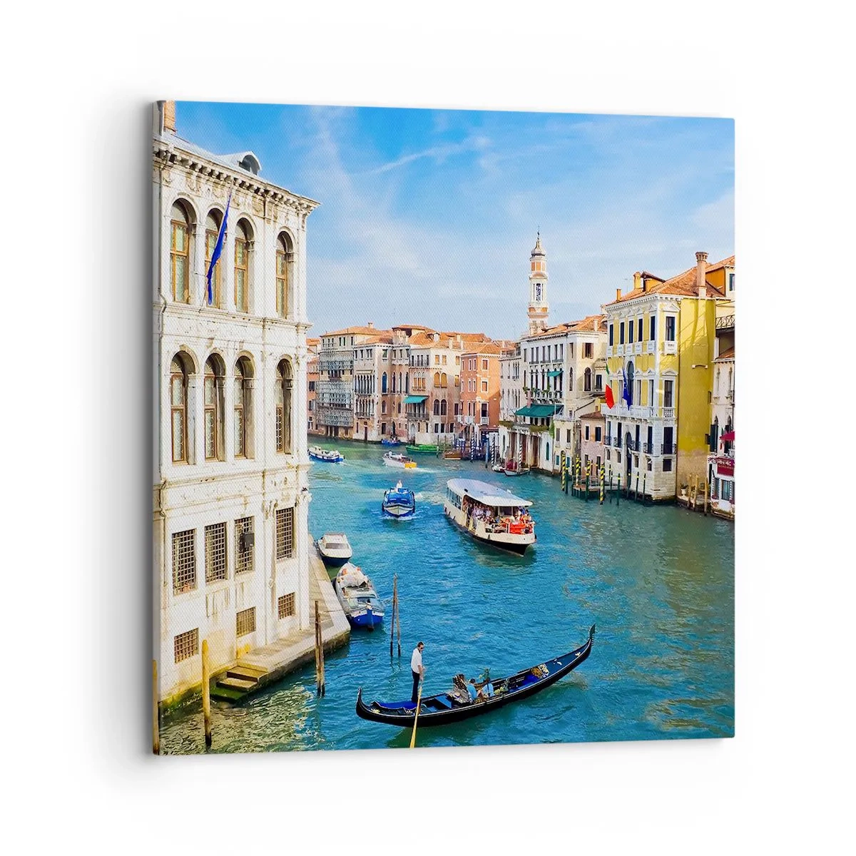 Lærredstryk - Billede på lærred - Den eneste trafik i verden - 70x70 cm