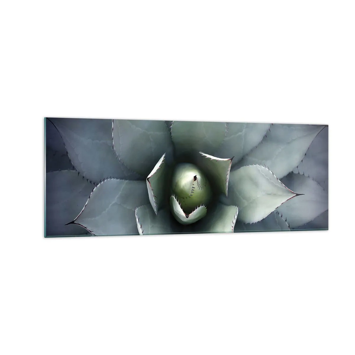 Billede på glas - Lokkemad og advarsler - 140x50 cm