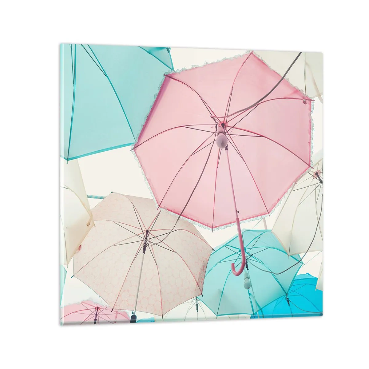 Billede på glas - Nogle gange solskin, andre gange regn - 50x50 cm