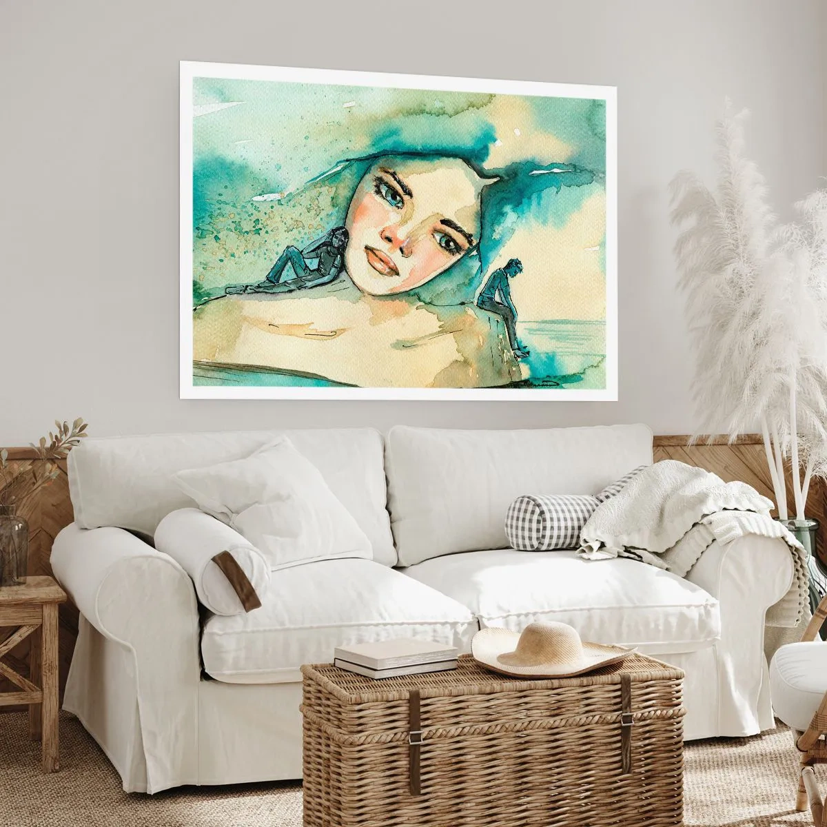Plakat - Am I blue? - 40x30 cm
