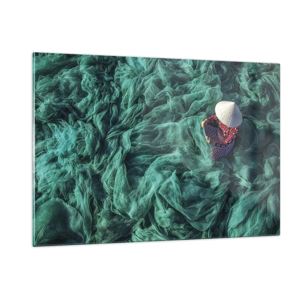 Billede på glas - I et hav af lys - 120x80 cm