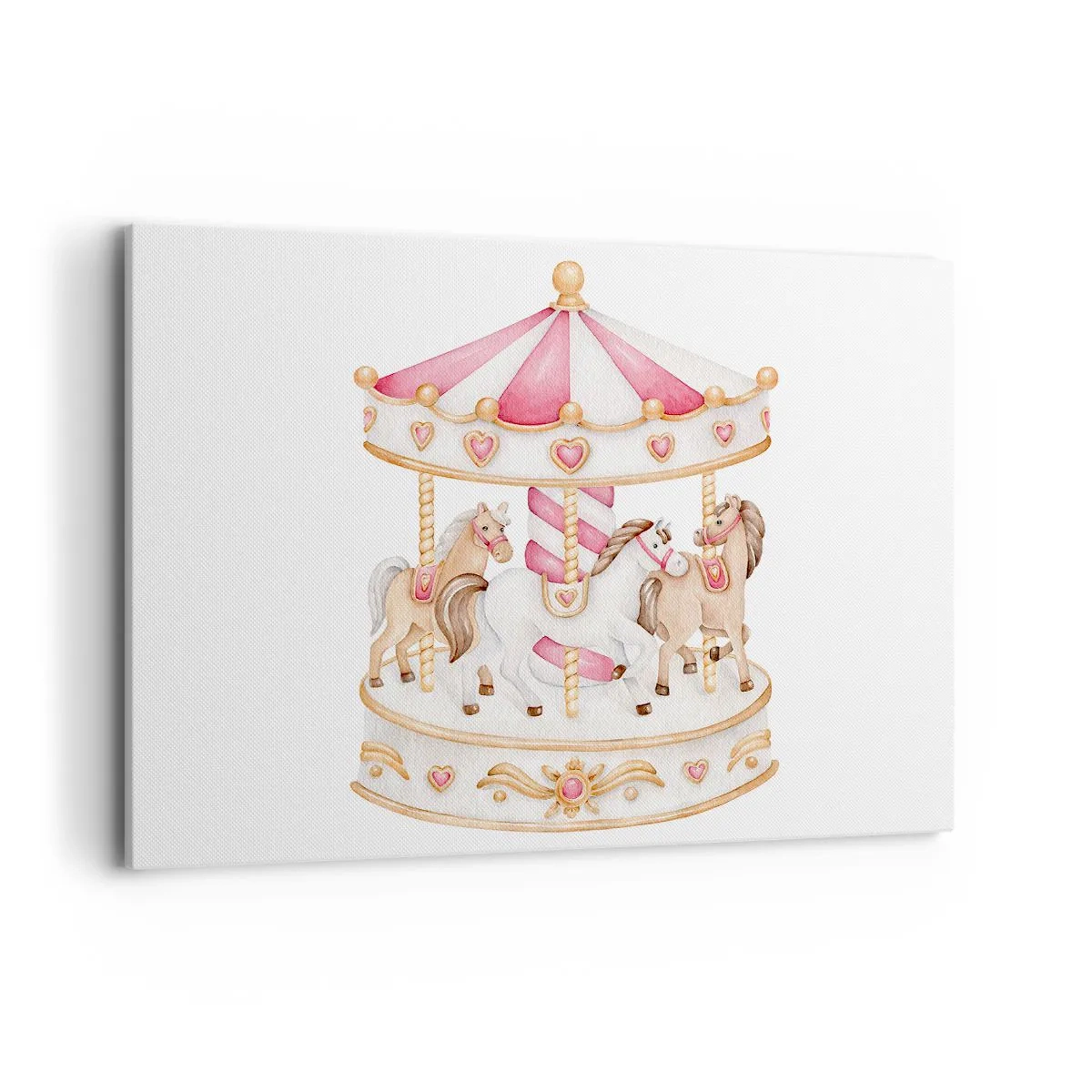 Lærredstryk - Billede på lærred - Barndommens søde verden - 100x70 cm