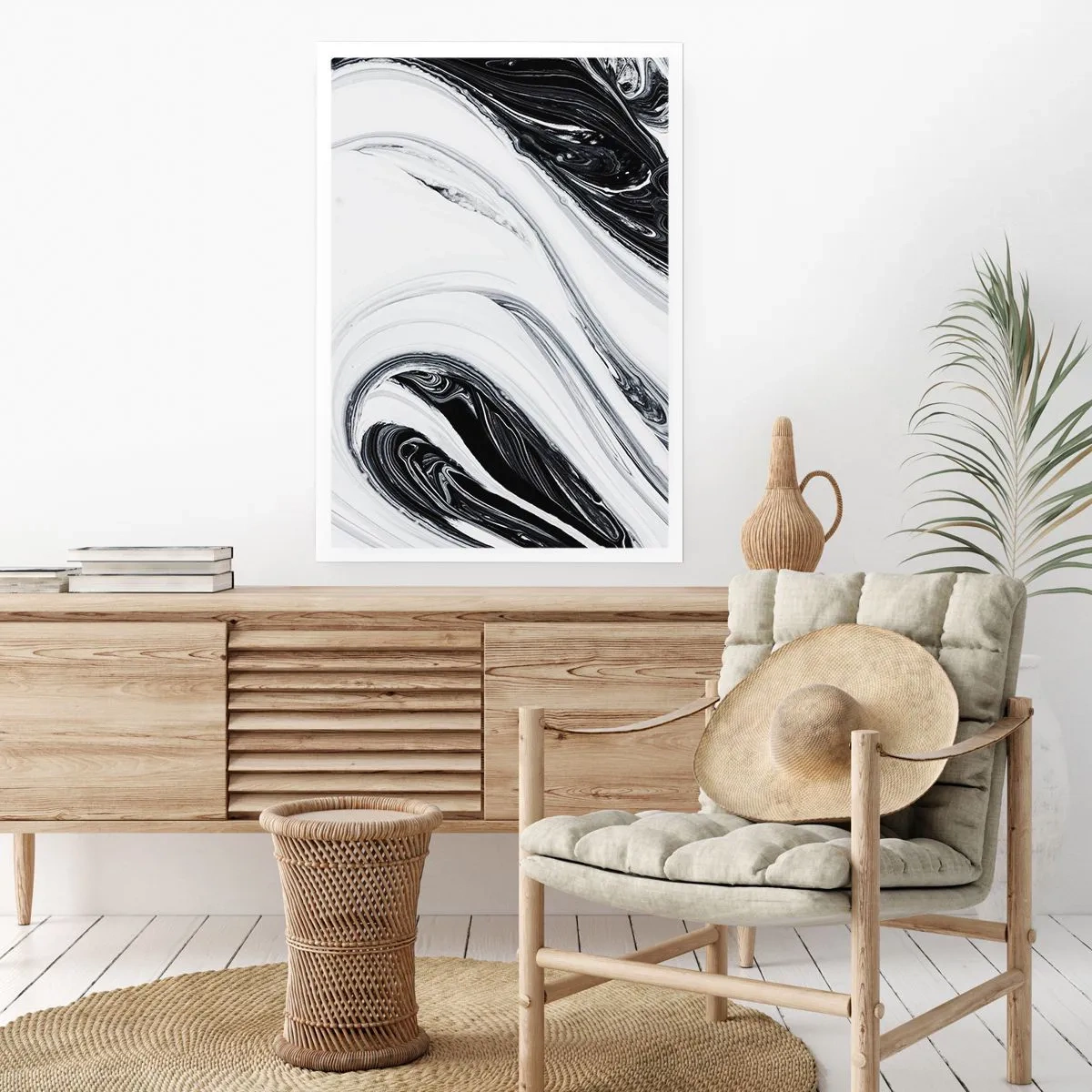 Plakat - Kombination af modsætninger - 70x100 cm