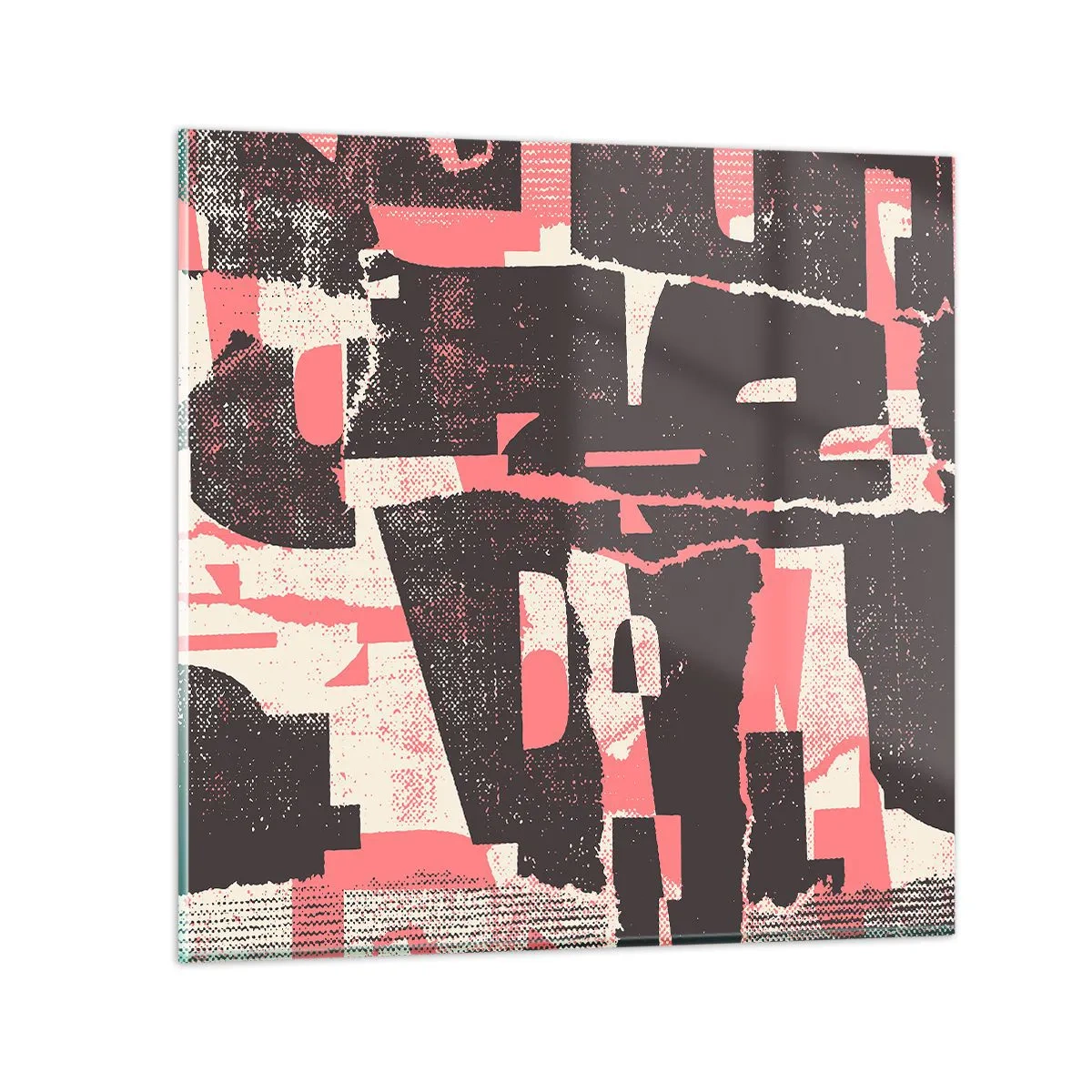 Billede på glas - Al trængsel og travlhed - 40x40 cm