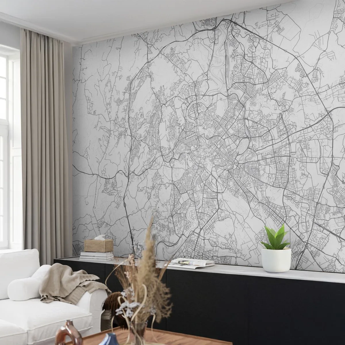 Fototapet Premium Canvas - Romersk cirkel - By, Bykort, Rom - 250x175 cm