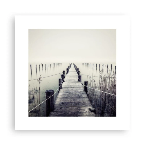 Plakat - Fordyb dig i fred - 30x30 cm
