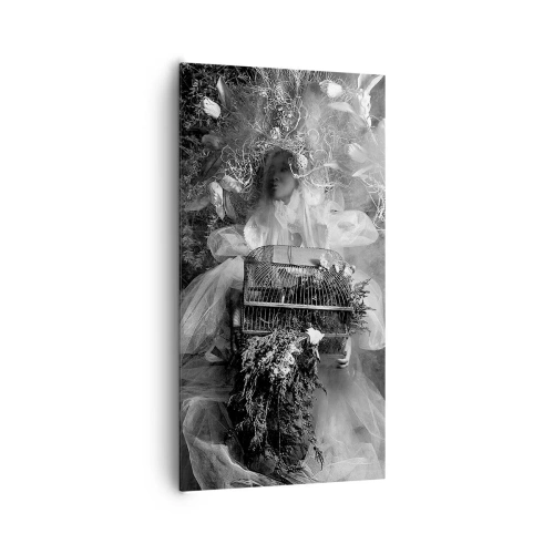 Lærredstryk - Billede på lærred - Selve Moder - Naturen - 65x120 cm