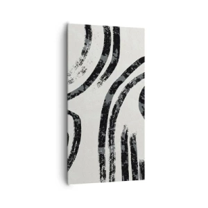 Lærredstryk - Billede på lærred - Halvt stoppet - 65x120 cm