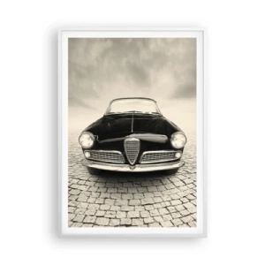 Plakat i hvid ramme - Og hvordan kan man ikke elske mig? - 70x100 cm