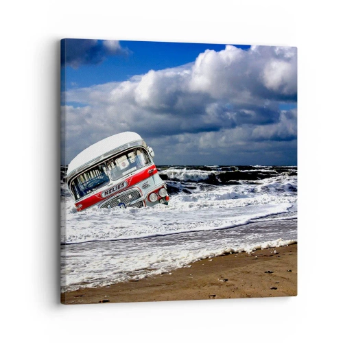 Lærredstryk - Billede på lærred - Og hvad er du overrasket over? - 30x30 cm