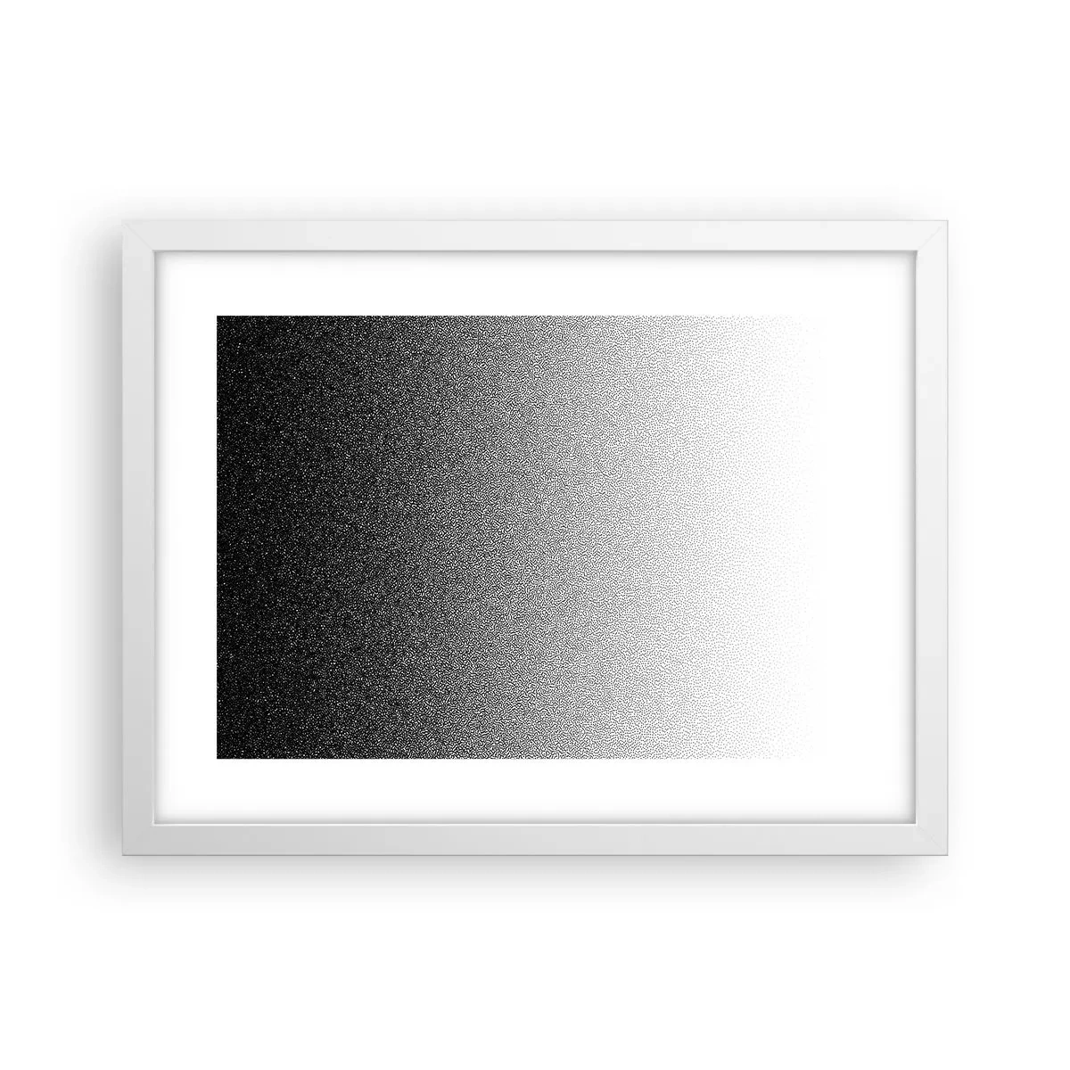 Plakat i hvid ramme - På vej mod lyset - 40x30 cm