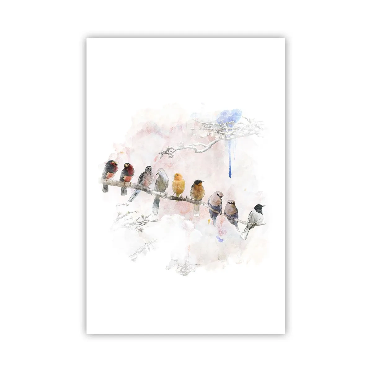 Plakat - Møde med vinger - 61x91 cm