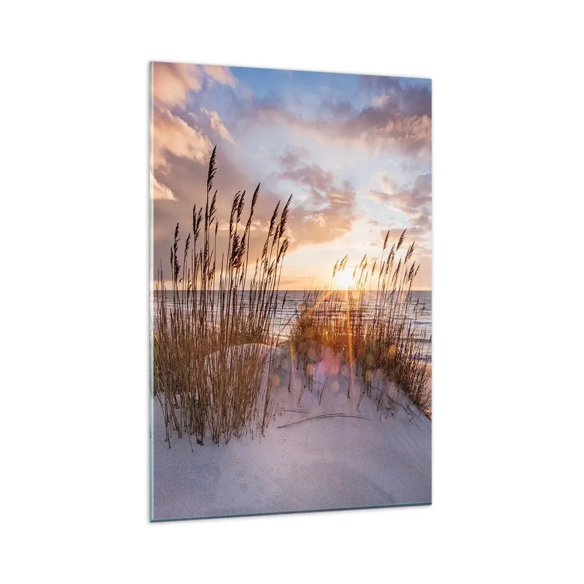 Billede på glas - Farvel til sol og vind - 80x120 cm