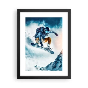 Plakat i sort ramme - Ekstreme følelser - 30x40 cm