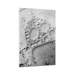 Billede på glas - Opskummet spor - 80x120 cm
