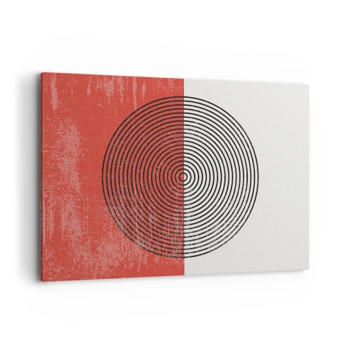 Lærredstryk - Billede på lærred - Lige til sagen - 100x70 cm