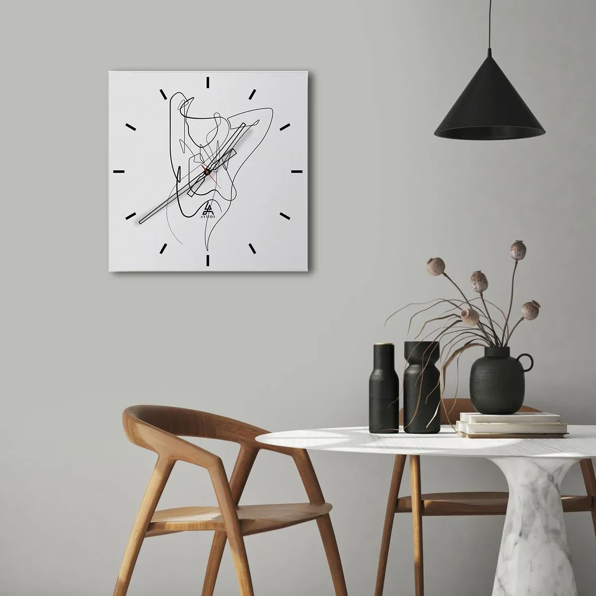 Vægur, Uret - Virkelig, hvad er du for en person... - 30x30 cm