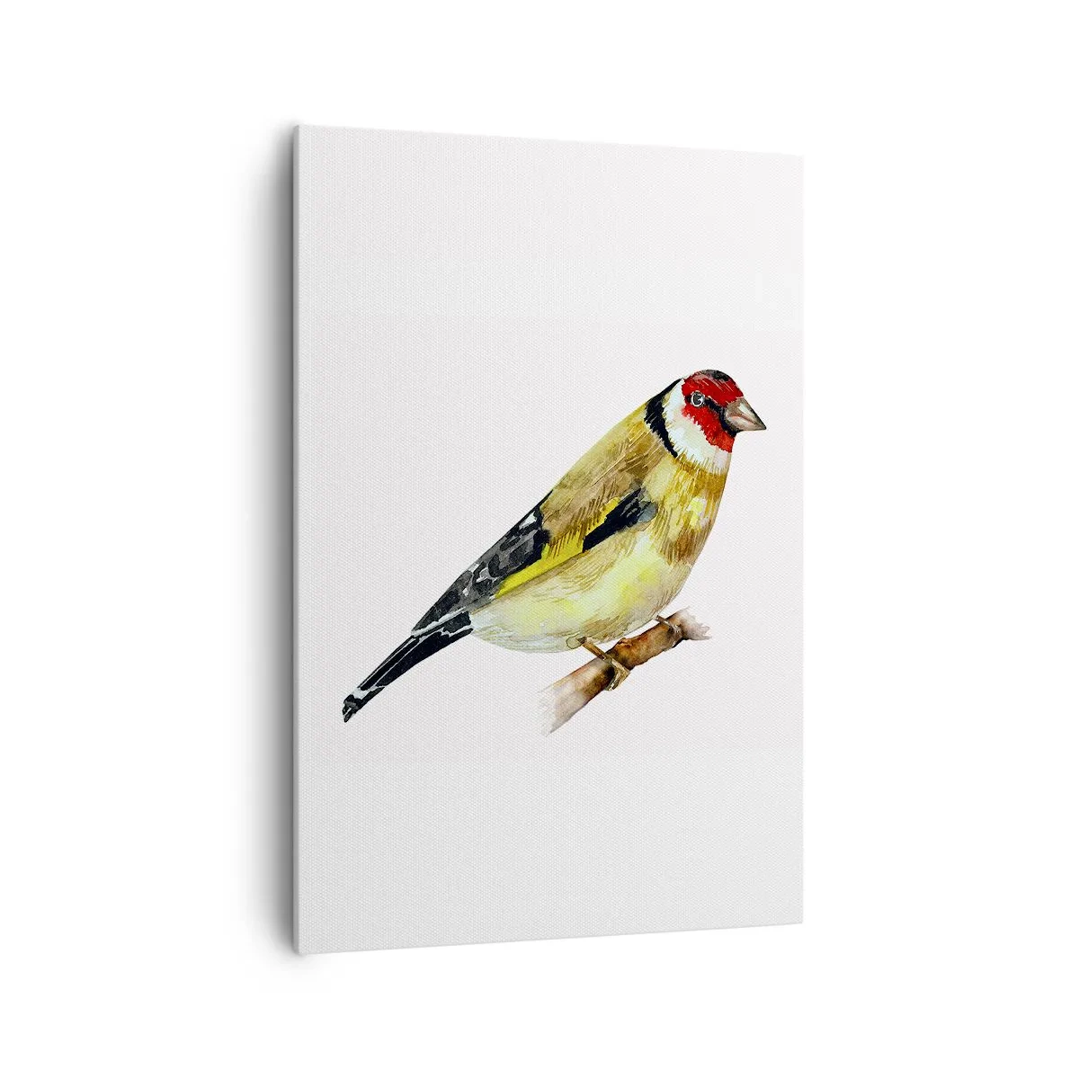 Lærredstryk - Billede på lærred - Portræt af en fugl - 70x100 cm