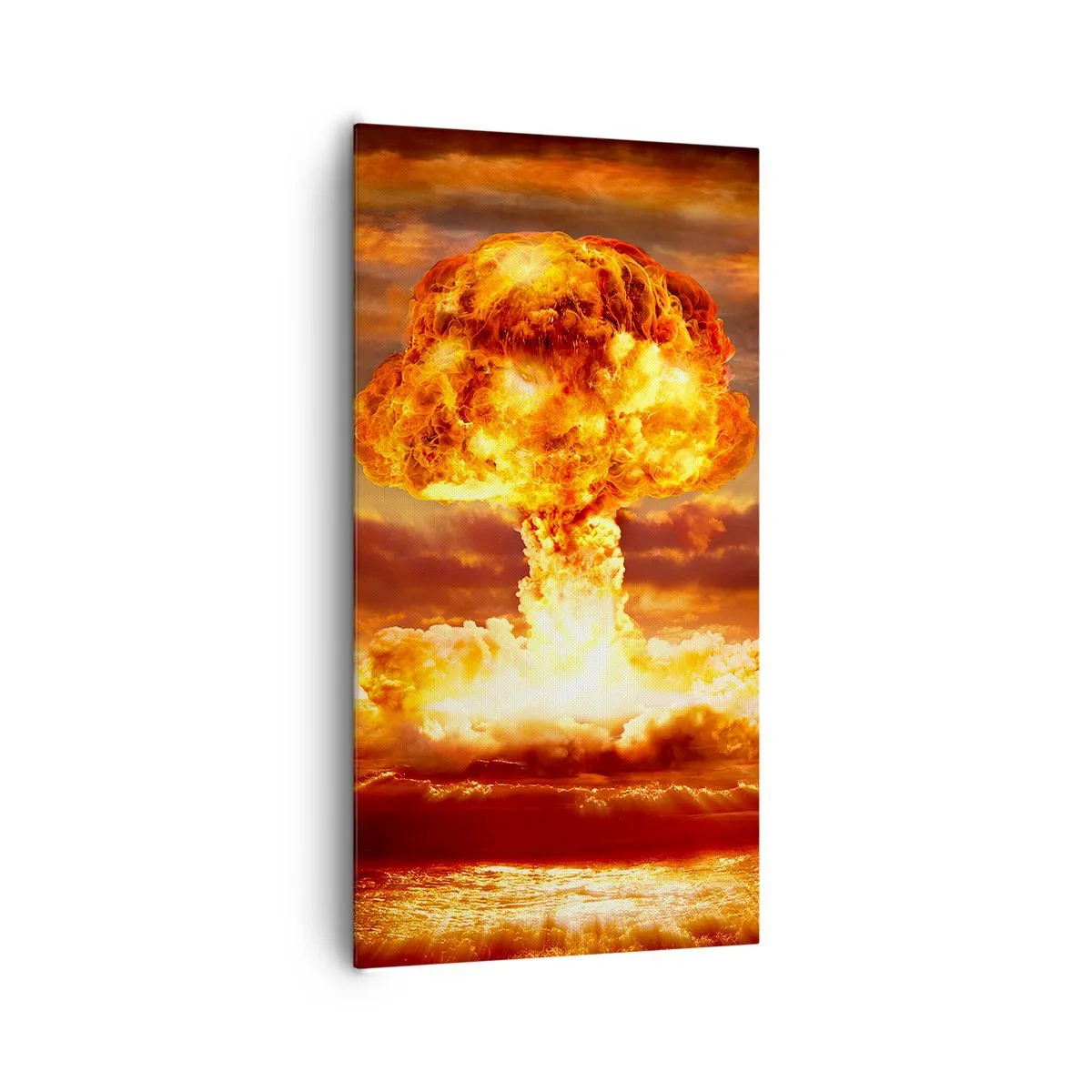 Lærredstryk - Billede på lærred - Og enden vil komme - 65x120 cm