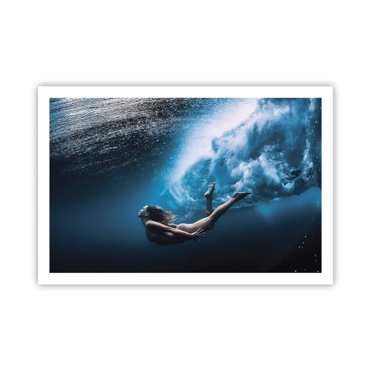 Plakat - Den moderne havfrue - 91x61 cm