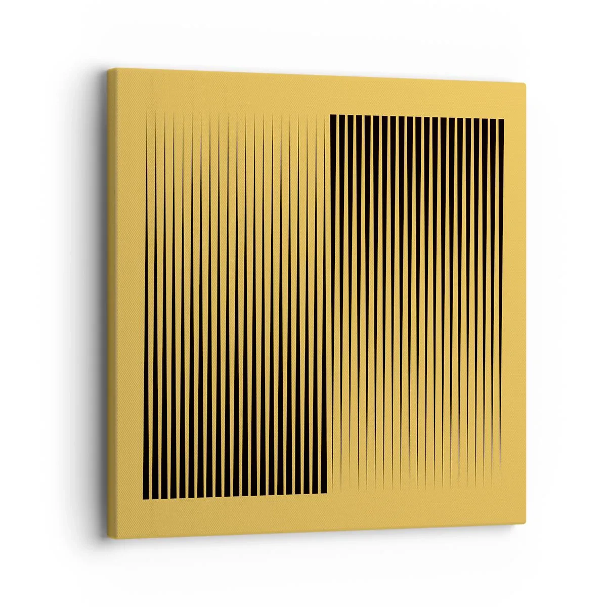 Lærredstryk - Billede på lærred - Modsætningernes kvadrat - 30x30 cm