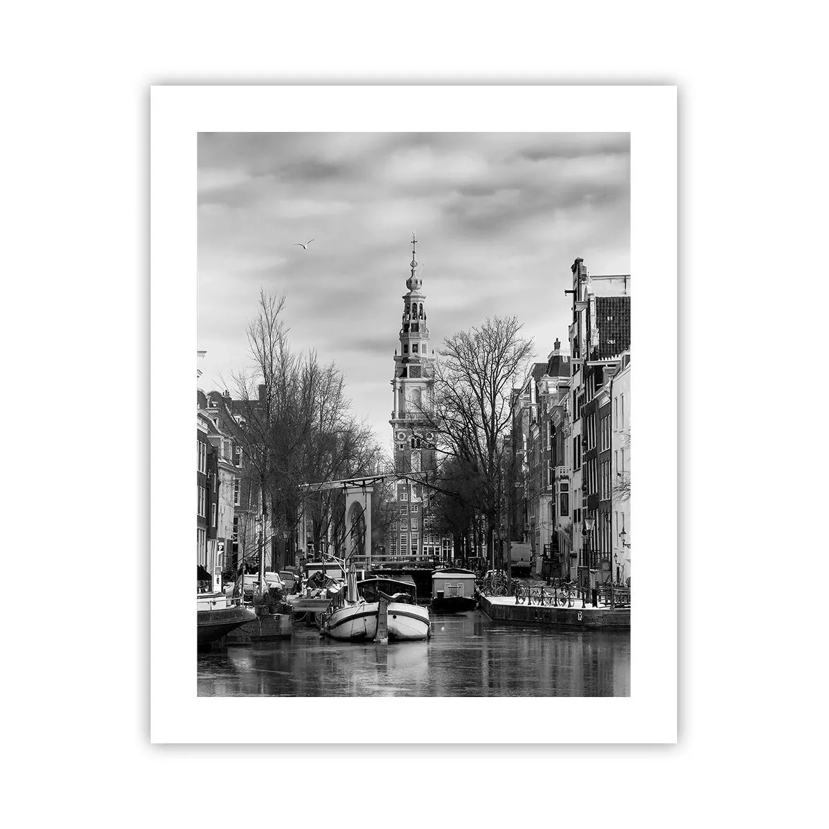 Plakat - Amsterdam stemning - 40x50 cm