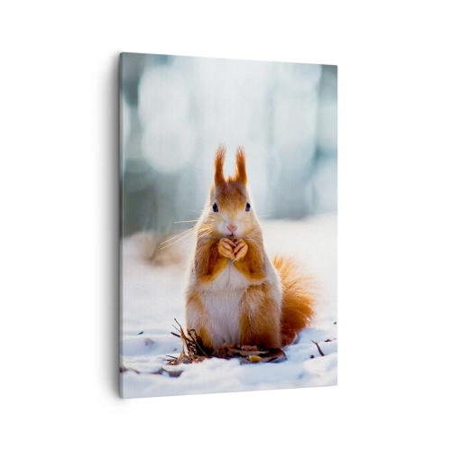 Lærredstryk - Billede på lærred - Og hvad kigger du på? - 50x70 cm