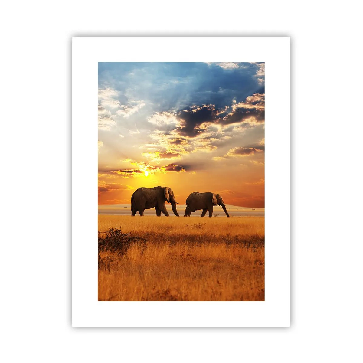 Plakat - Familievandring - 30x40 cm