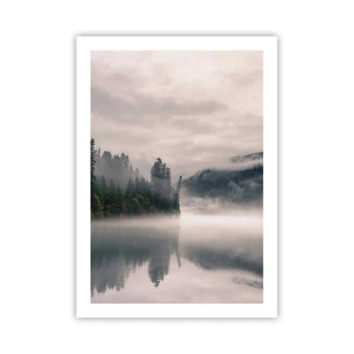 Plakat - I drømmen, i tågen - 50x70 cm