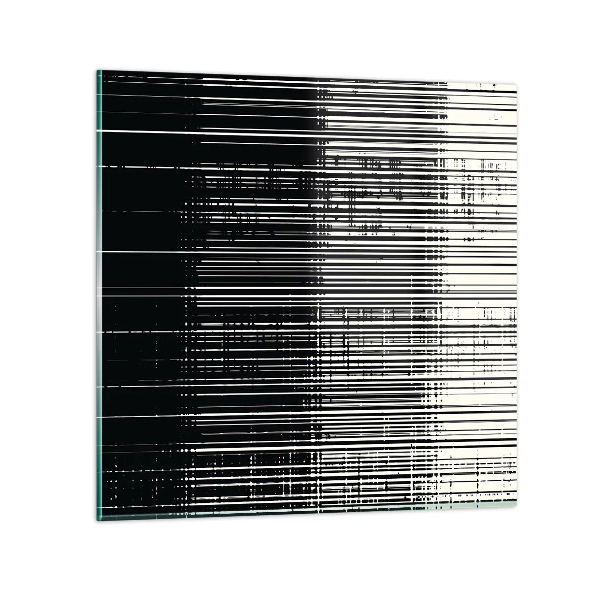 Billede på glas - Bølger og vibrationer - 30x30 cm