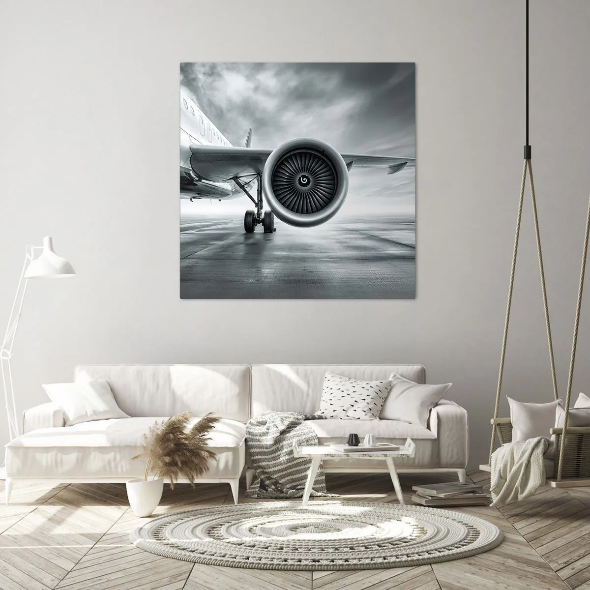Lærredstryk - Billede på lærred - Der er kraft! - 70x70 cm