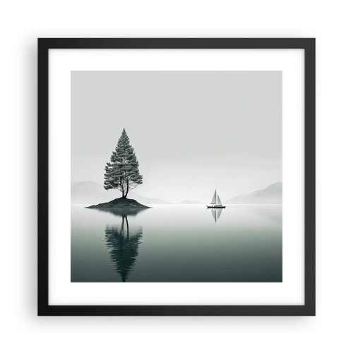 Plakat i sort ramme - En drøm - 40x40 cm