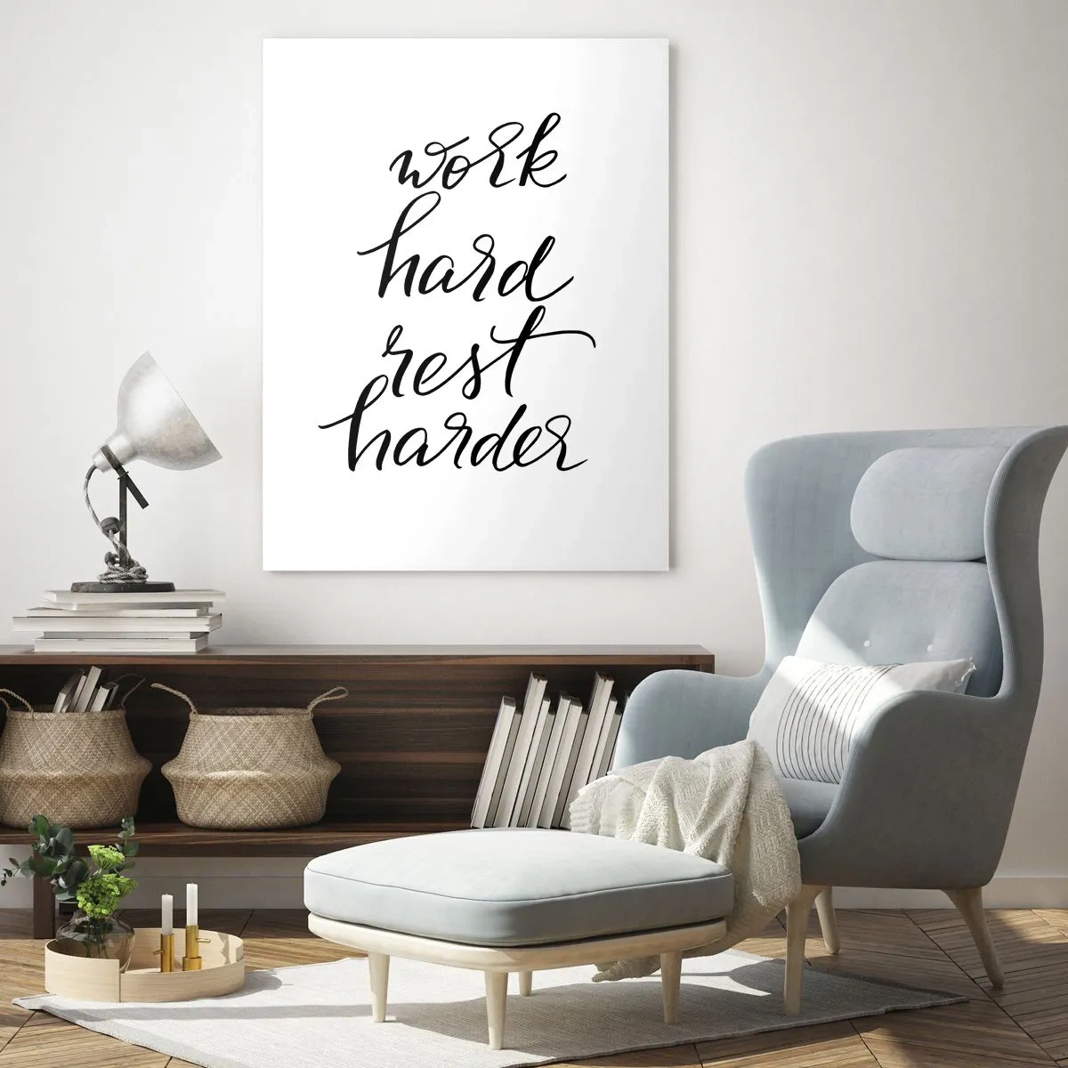 Billede på glas - Balance i livet - 70x100 cm