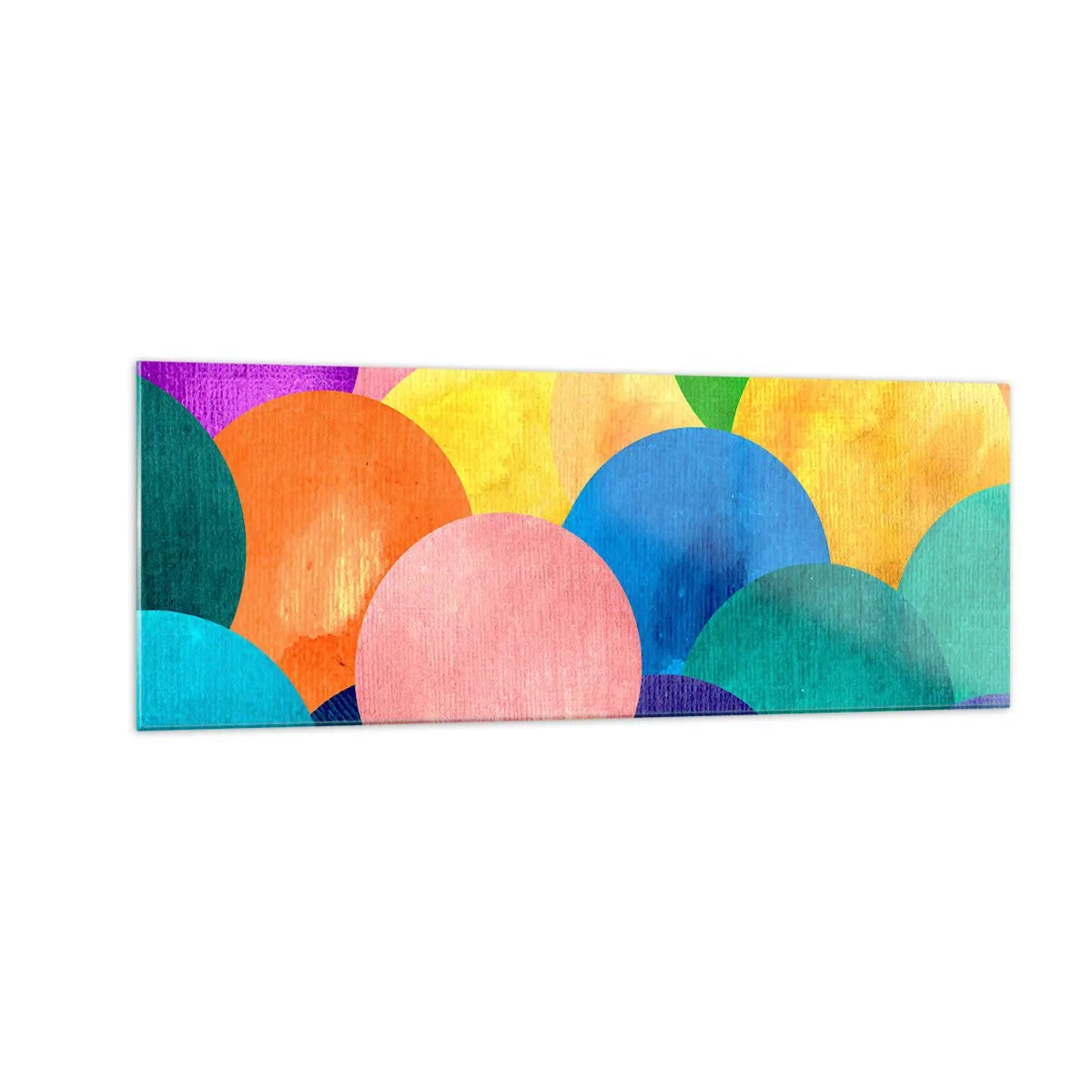 Billede på glas - Den oprindelige fylde af liv - 140x50 cm