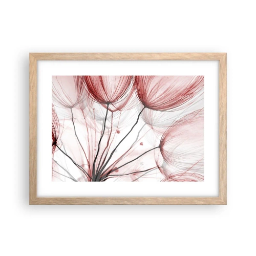 Plakat i ramme af lyst egetræ - Før afgang - 40x30 cm