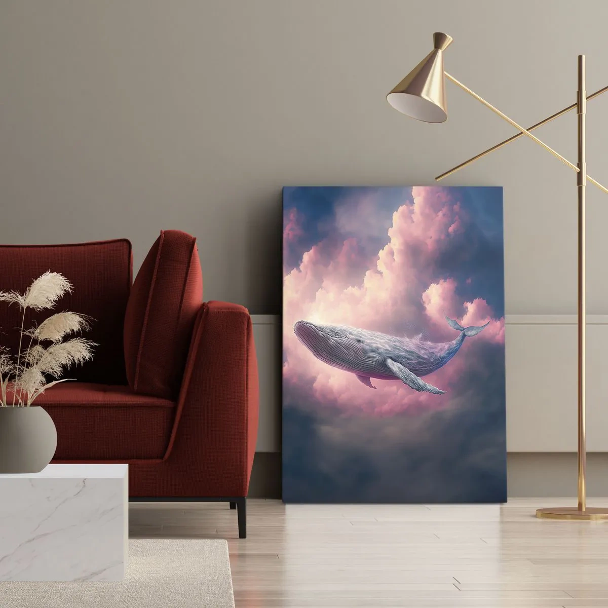 Lærredstryk - Billede på lærred - Tør dine øjne - 50x70 cm
