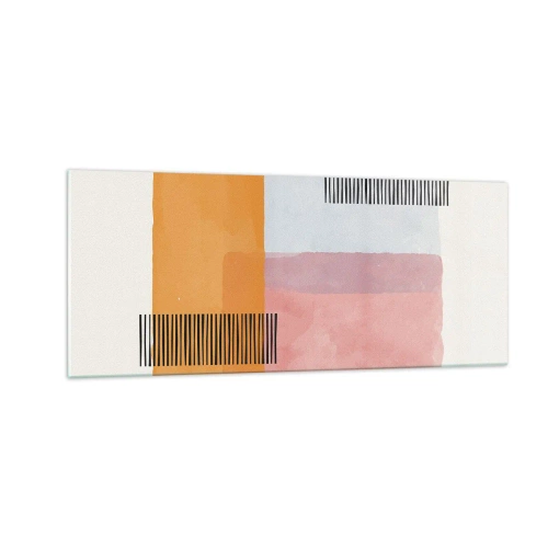 Billede på glas - Fra hjørne til hjørne - 100x40 cm