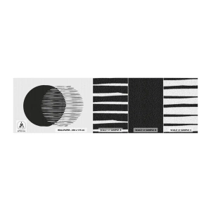 Prøve Fototapet Selvklæbende Deluxe Sticker - Hans alter ego - Sol, Hjul, Boho - 100x30 cm